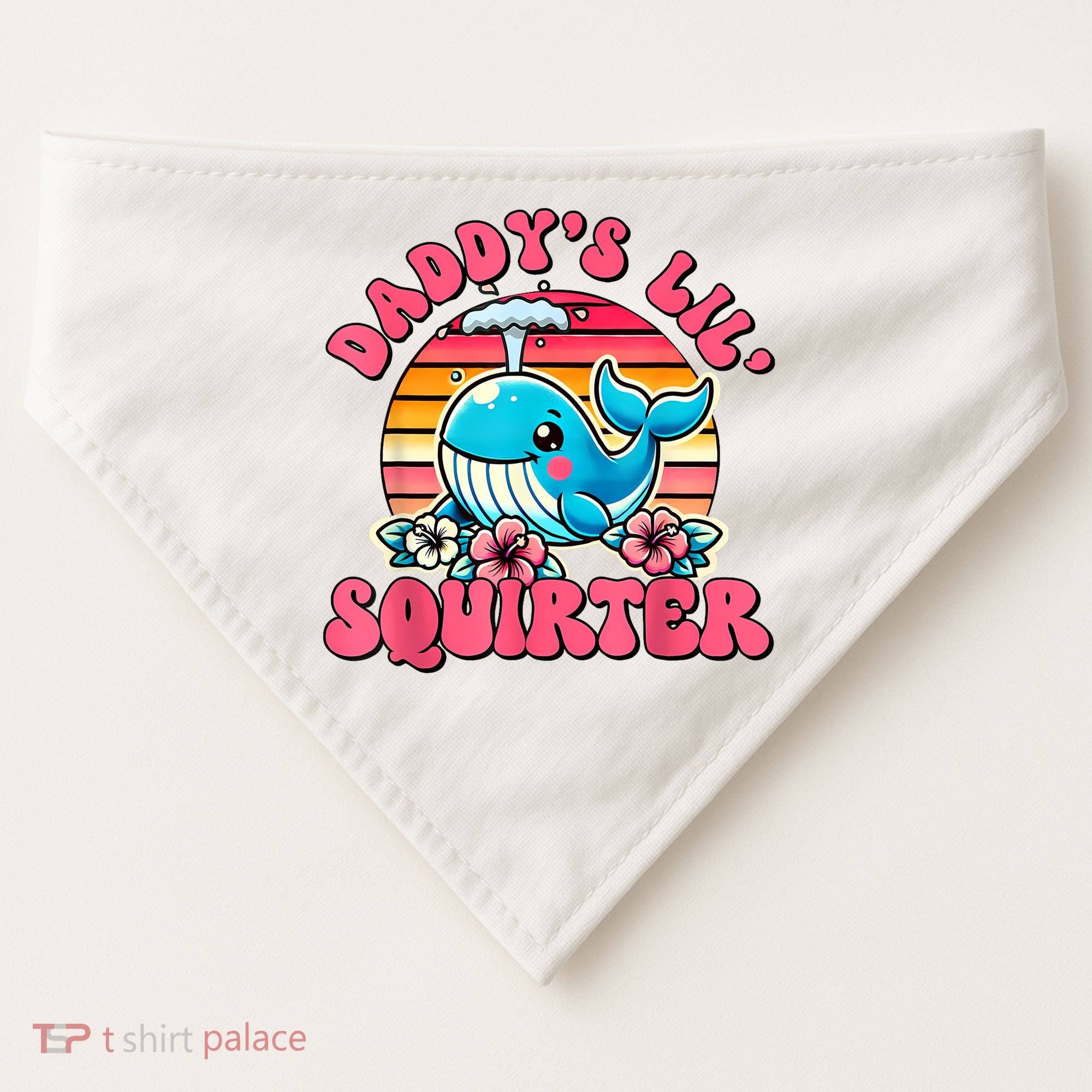 DaddyS Lil Squirter Funny Inappropriate Embarrassing Women USA-Made Doggie Bandana