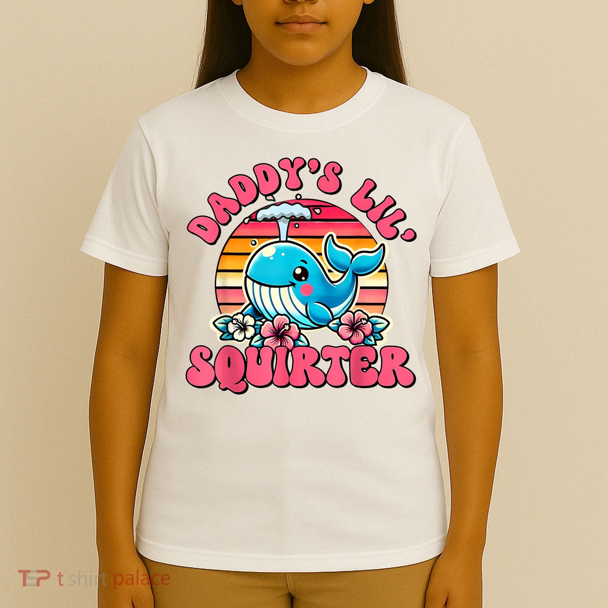 DaddyS Lil Squirter Funny Inappropriate Embarrassing Women T-Shirt