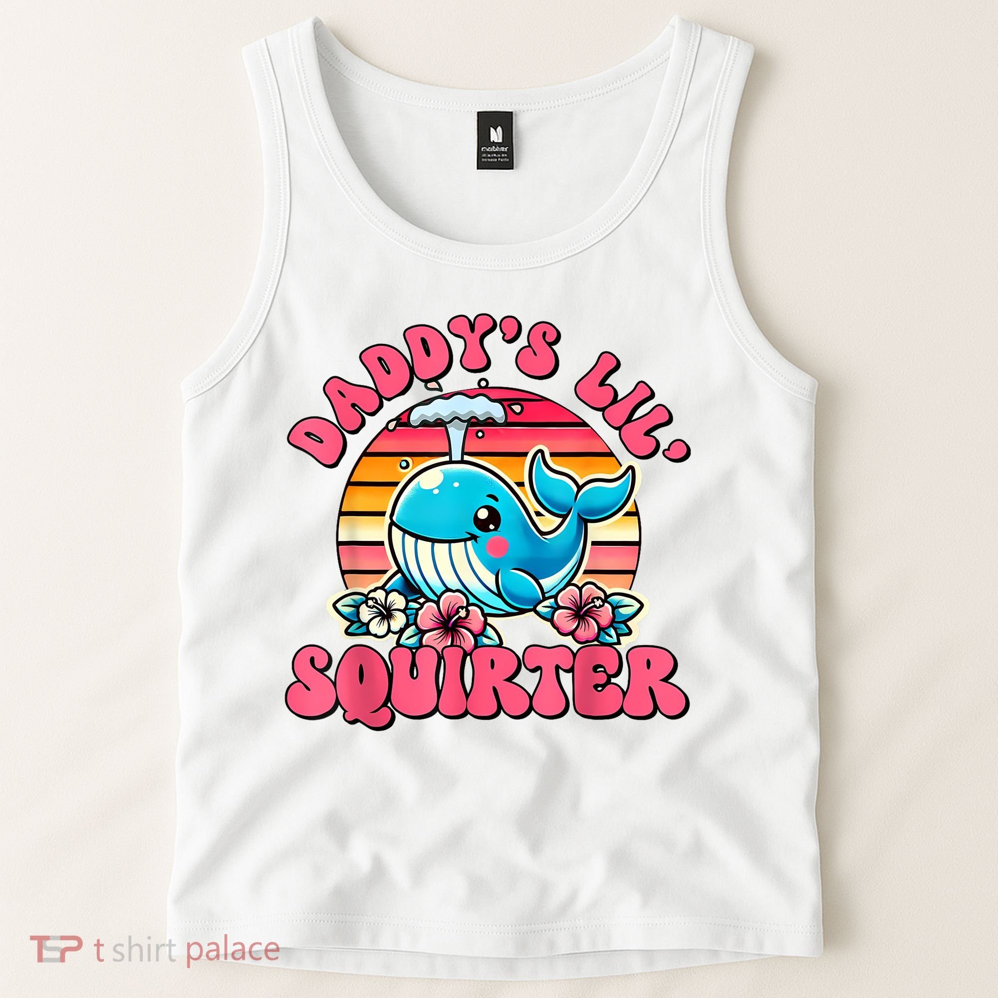 DaddyS Lil Squirter Funny Inappropriate Embarrassing Women Tank Top