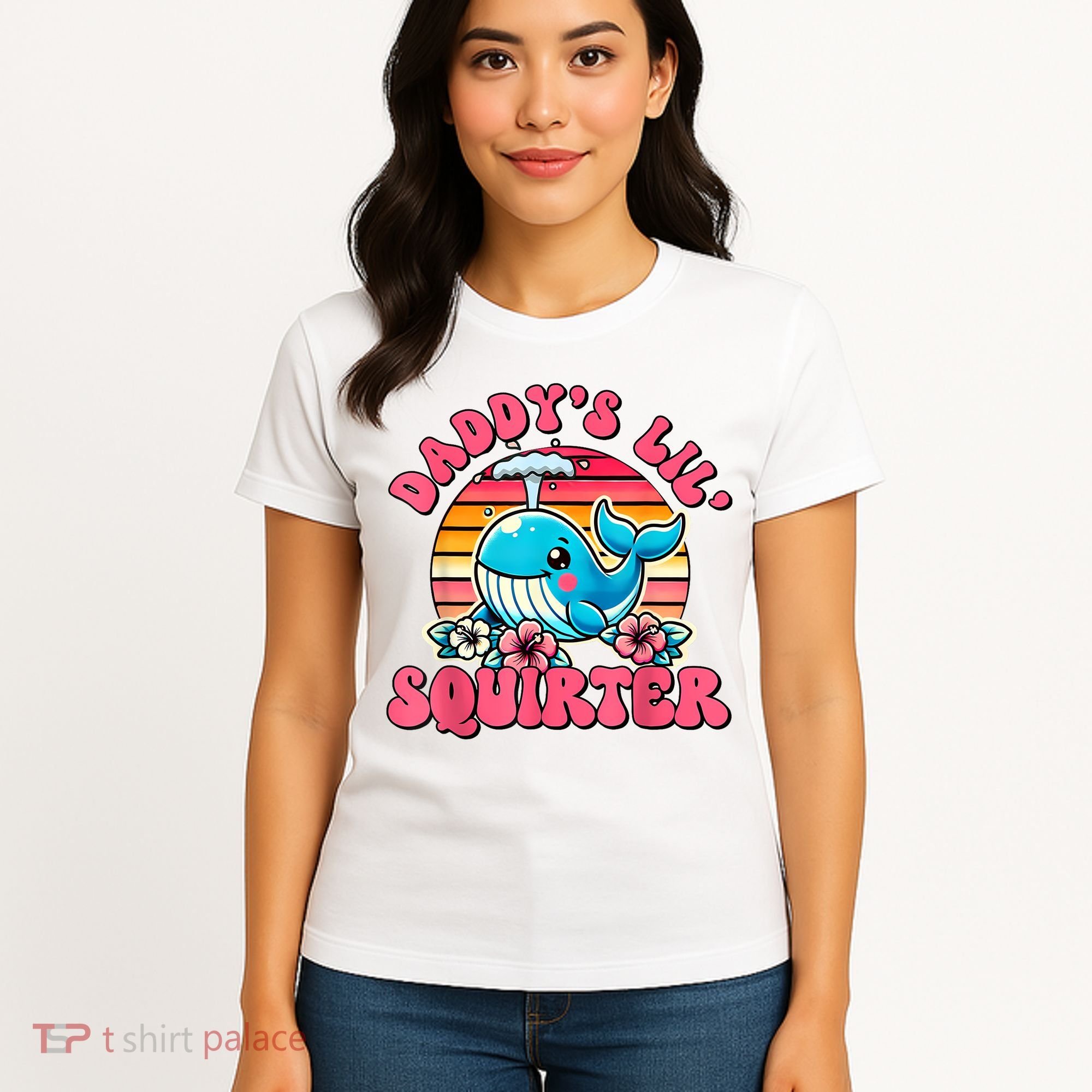 DaddyS Lil Squirter Funny Inappropriate Embarrassing Women Women's T-Shirt