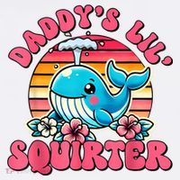 DaddyS Lil Squirter Funny Inappropriate Embarrassing Women Kids Sweatshirt thumb 2