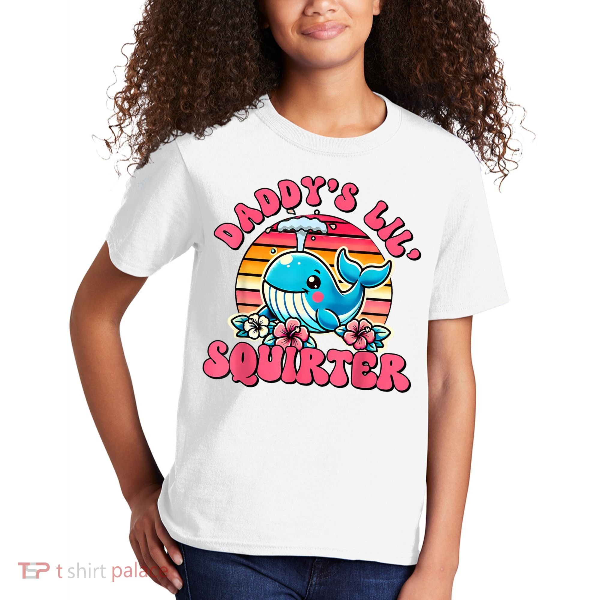 DaddyS Lil Squirter Funny Inappropriate Embarrassing Women Kids T-Shirt