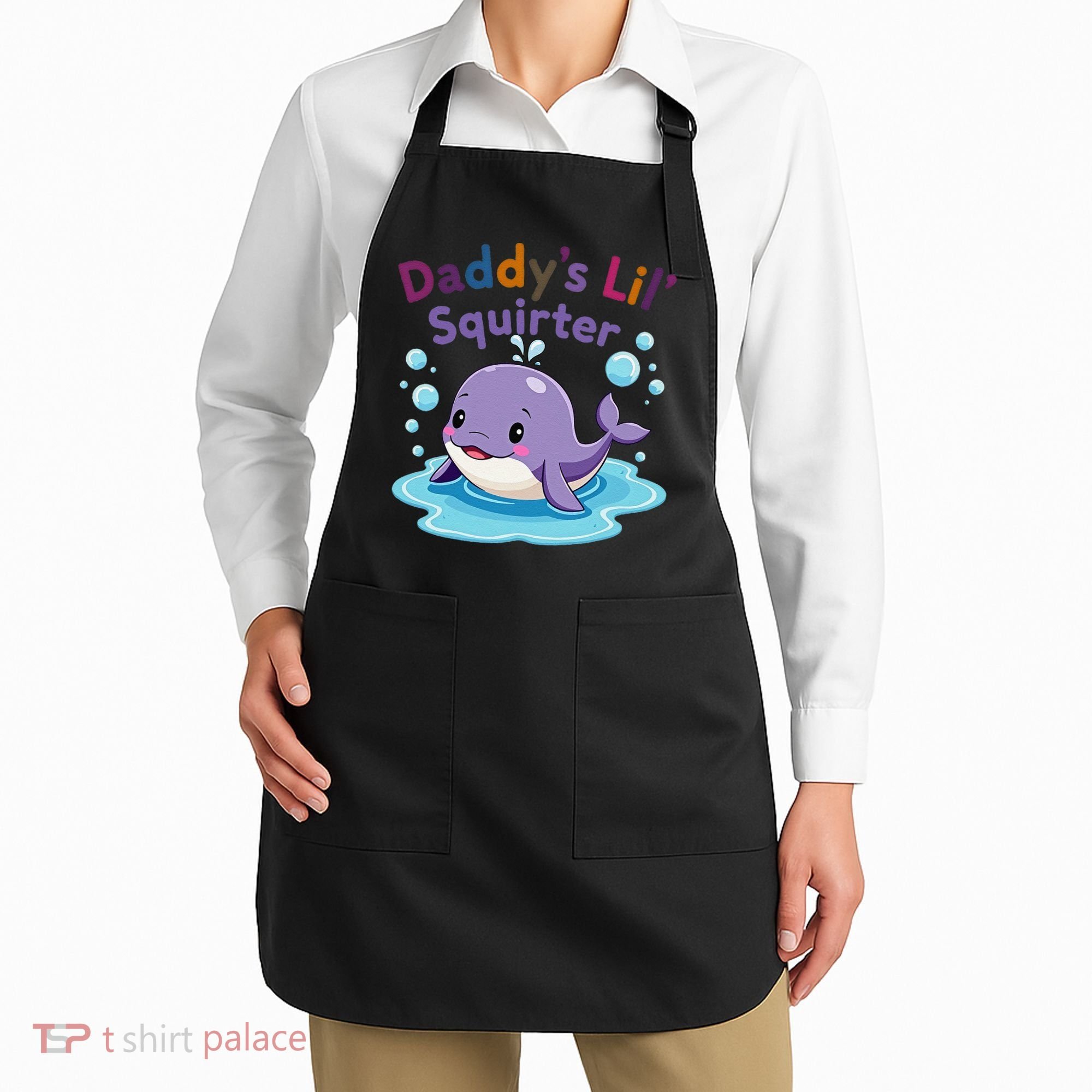 DaddyS Lil Squirter Inappropriate Funny Embarrassing Women Apron