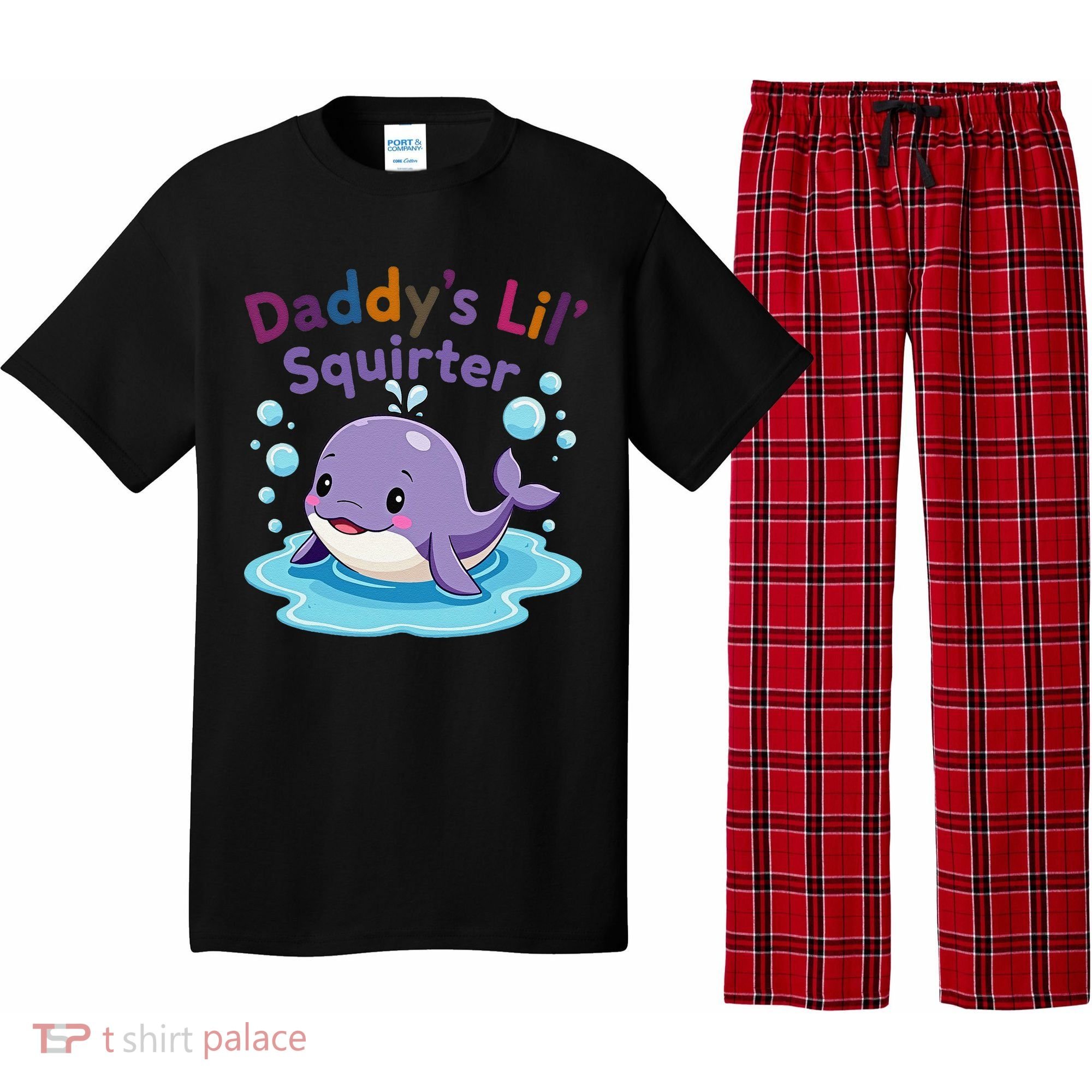 DaddyS Lil Squirter Inappropriate Funny Embarrassing Women Pajama Set