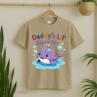 DaddyS Lil Squirter Inappropriate Funny Embarrassing Women T-Shirt thumb 2