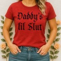 DADDY'S LIL SLUT Women's T-Shirt thumb 2