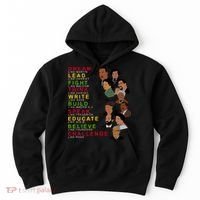 Dream Lead Think Educate Black History Month Hoodie thumb 0