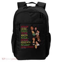 Dream Lead Think Educate Black History Month Backpack thumb 0