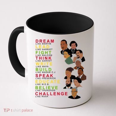 Dream Lead Think Educate Black History Month Coffee Mug