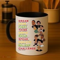Dream Lead Think Educate Black History Month Coffee Mug thumb 4