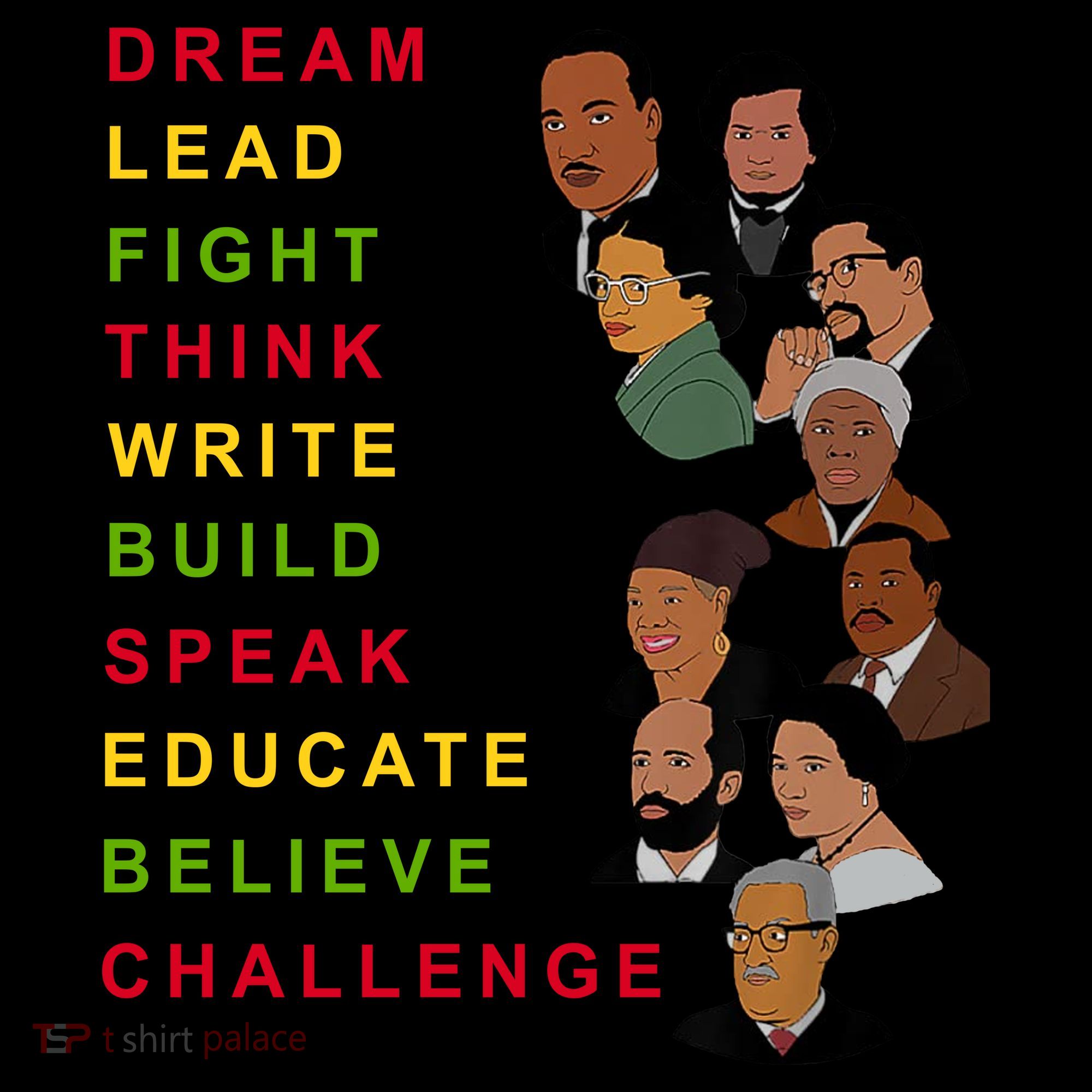 Dream Lead Think Educate Black History Month Coffee Mug