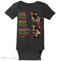 Dream Lead Think Educate Black History Month Baby Bodysuit thumb 0