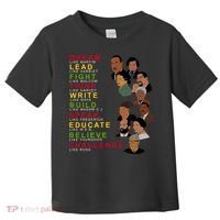 Dream Lead Think Educate Black History Month Toddler T-Shirt thumb 0