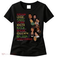 Dream Lead Think Educate Black History Month Women's T-Shirt thumb 0