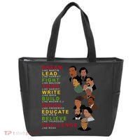 Dream Lead Think Educate Black History Month Tote Bag thumb 0