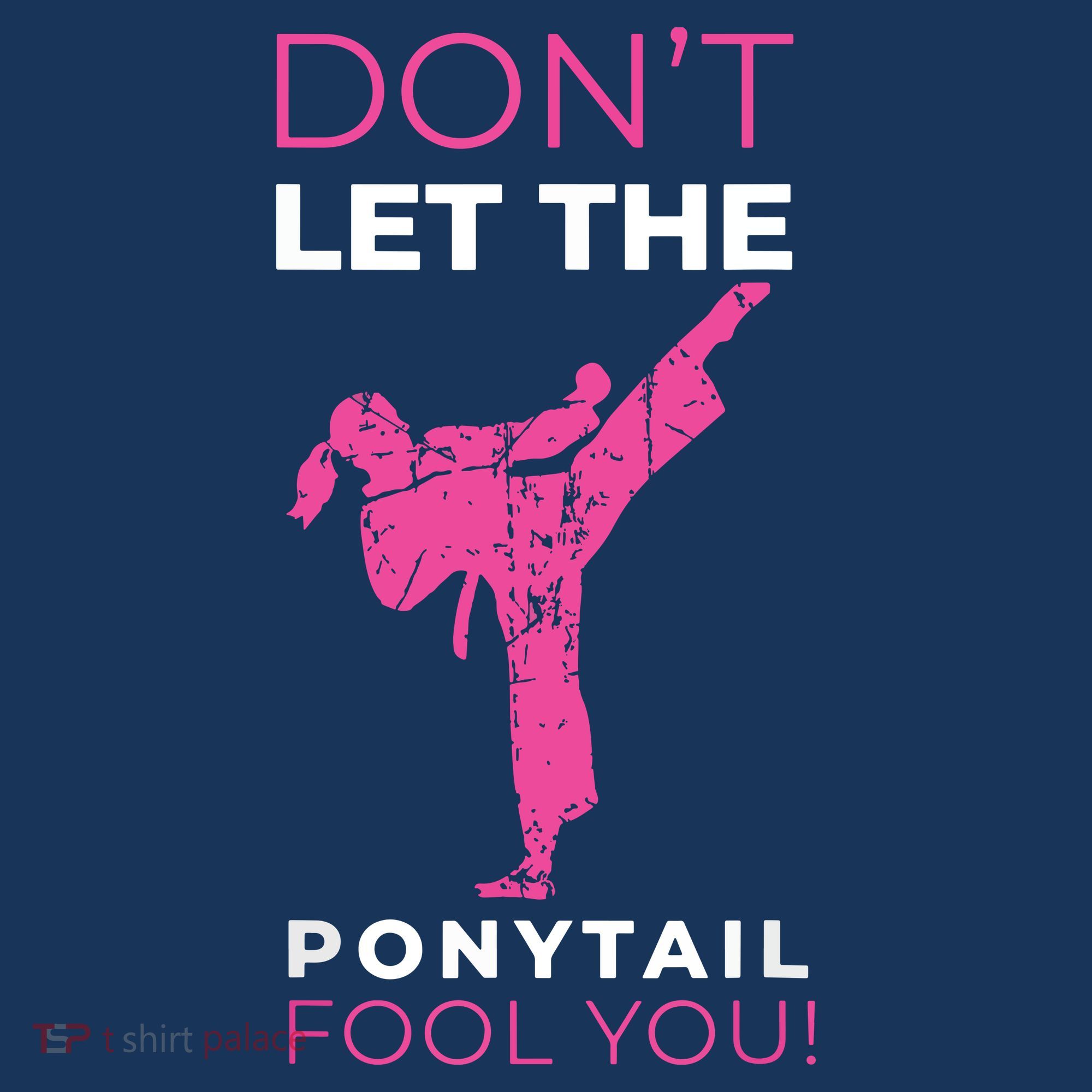 Dont Let The Ponytail Fool You Funny For Karate Mousepad
