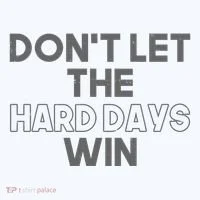 Dont Let The Hard Days Win Kids Sweatshirt thumb 2