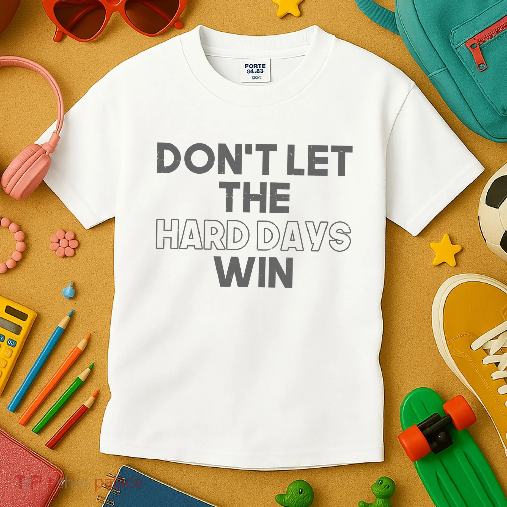 Dont Let The Hard Days Win Kids T-Shirt