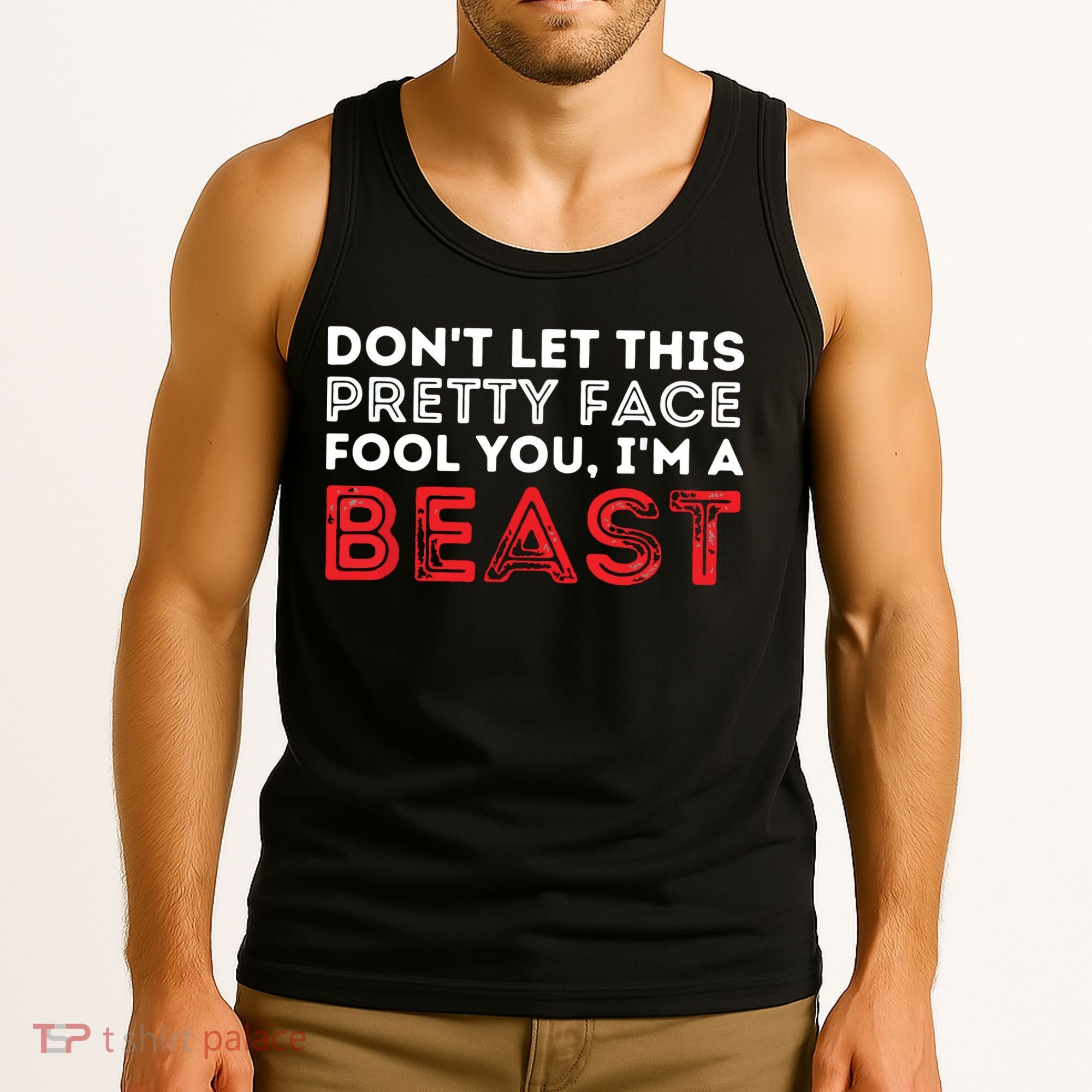 Dont Let This Pretty Face Fool You Wrestling Wrestler Tank Top