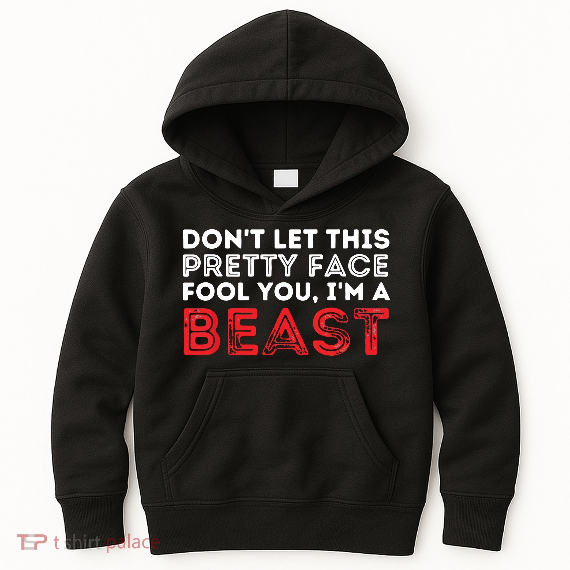 Dont Let This Pretty Face Fool You Wrestling Wrestler Kids Hoodie