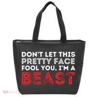 Dont Let This Pretty Face Fool You Wrestling Wrestler Tote Bag thumb 0