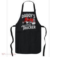 Daddy's Little Trucker Semi Truck Driver Trucking Apron thumb 0