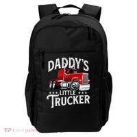 Daddy's Little Trucker Semi Truck Driver Trucking Backpack thumb 0