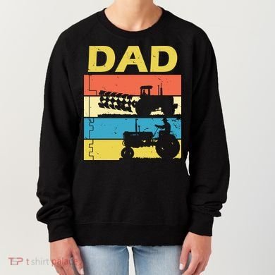 Dad Life Tractor Farmer Retro Tractor Women's Sweatshirt
