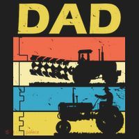 Dad Life Tractor Farmer Retro Tractor Women's Sweatshirt thumb 2