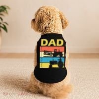 Dad Life Tractor Farmer Retro Tractor Doggie Tank thumb 2