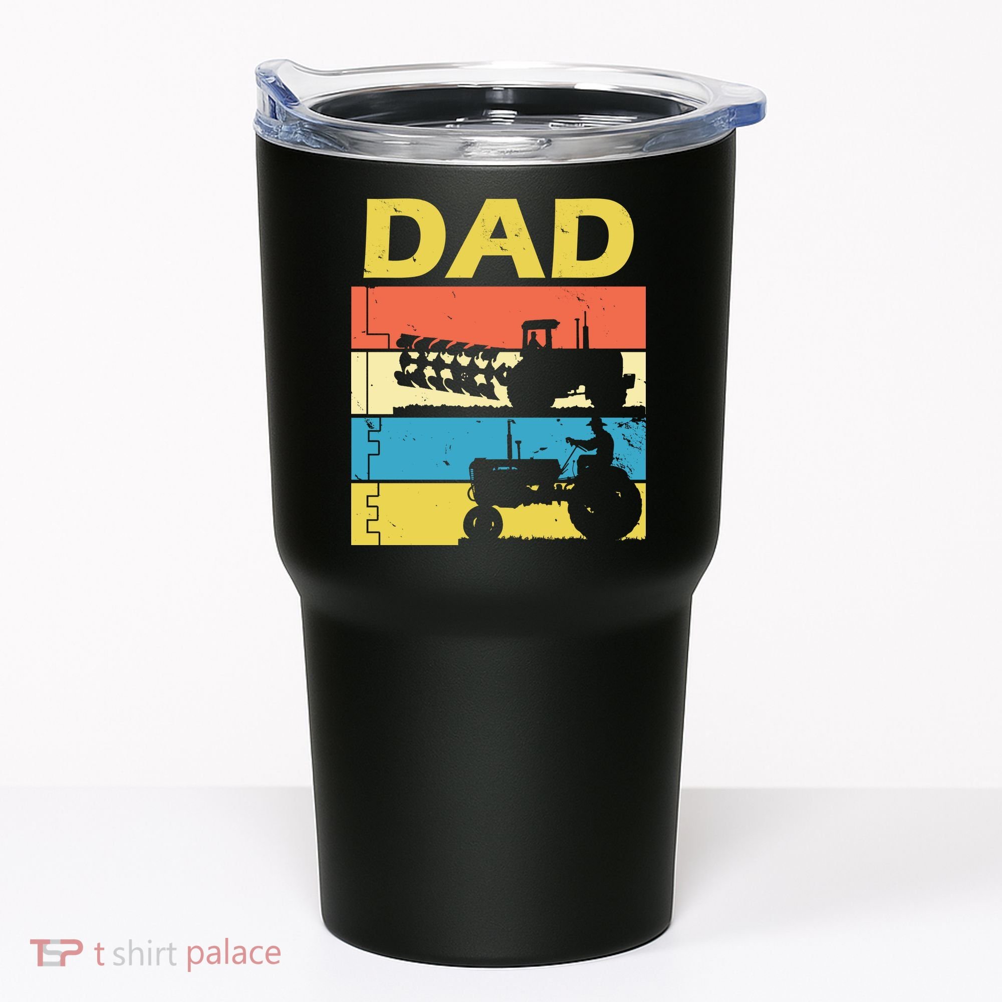 Dad Life Tractor Farmer Retro Tractor Tumbler