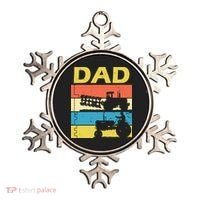 Dad Life Tractor Farmer Retro Tractor Ornament thumb 0