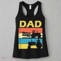 Dad Life Tractor Farmer Retro Tractor Women's Tank Top thumb 3