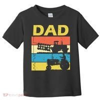 Dad Life Tractor Farmer Retro Tractor Toddler T-Shirt thumb 0