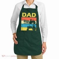 Dad Life Tractor Farmer Retro Tractor Apron thumb 2