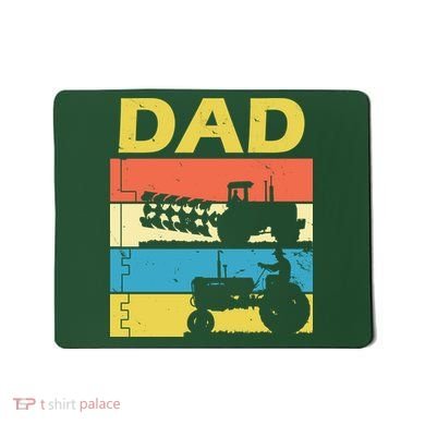 Dad Life Tractor Farmer Retro Tractor Mousepad