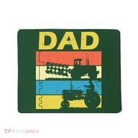 Dad Life Tractor Farmer Retro Tractor Mousepad thumb 0