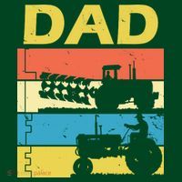 Dad Life Tractor Farmer Retro Tractor Visor thumb 3