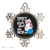 Don't Let The Cats Out Or ICE In Anti ICE Ornament thumb 0
