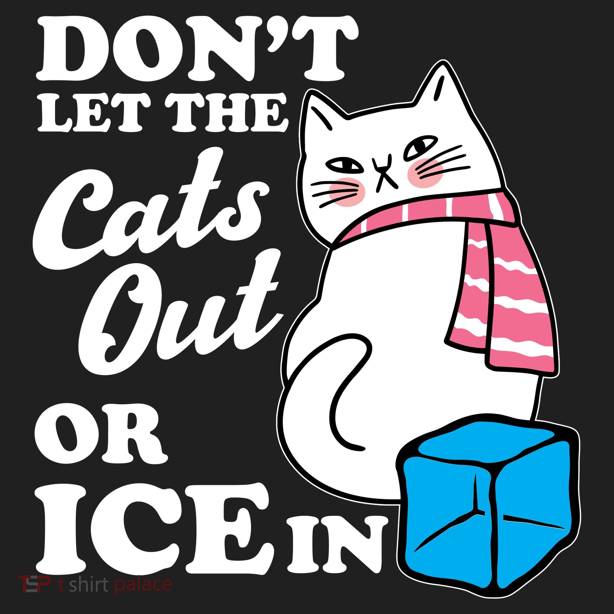 Don't Let The Cats Out Or ICE In Anti ICE Golf Towel