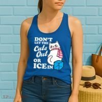 Don't Let The Cats Out Or ICE In Anti ICE Women's Tank Top thumb 2