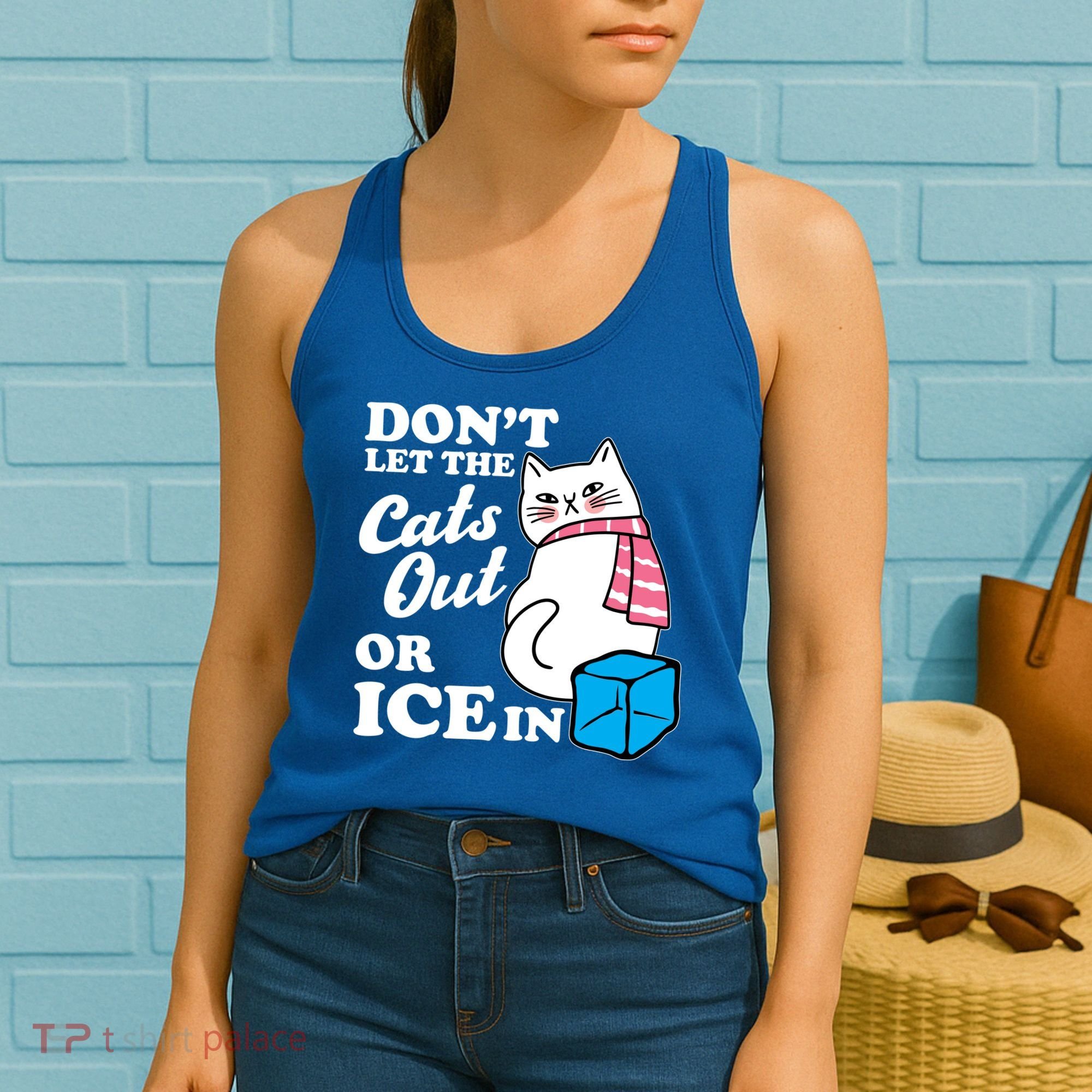 Don't Let The Cats Out Or ICE In Anti ICE Women's Tank Top