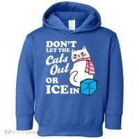 Don't Let The Cats Out Or ICE In Anti ICE Toddler Hoodie thumb 0