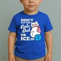 Don't Let The Cats Out Or ICE In Anti ICE Toddler T-Shirt thumb 2