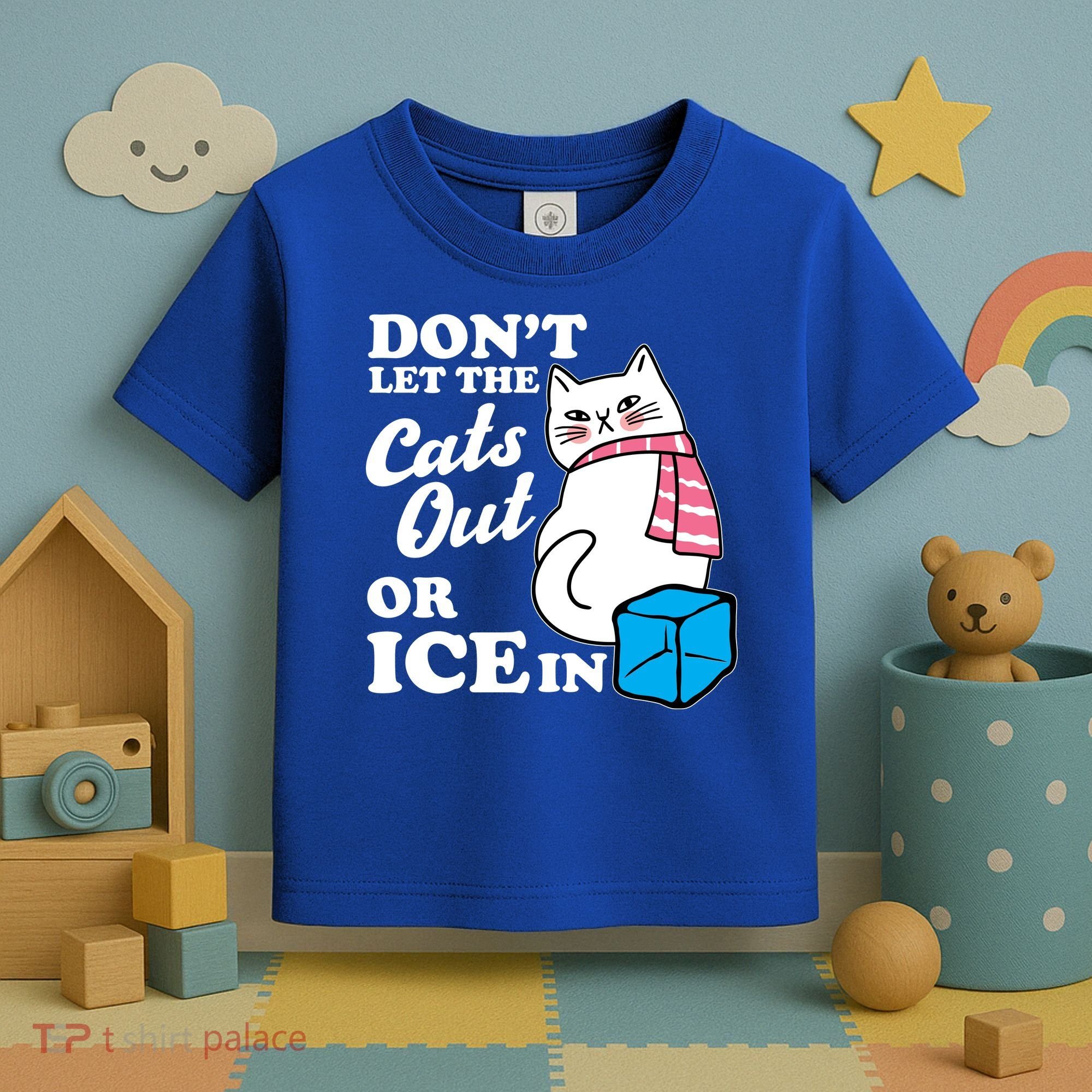 Don't Let The Cats Out Or ICE In Anti ICE Toddler T-Shirt