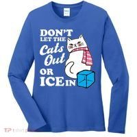 Don't Let The Cats Out Or ICE In Anti ICE Women's Long Sleeve Shirt thumb 0