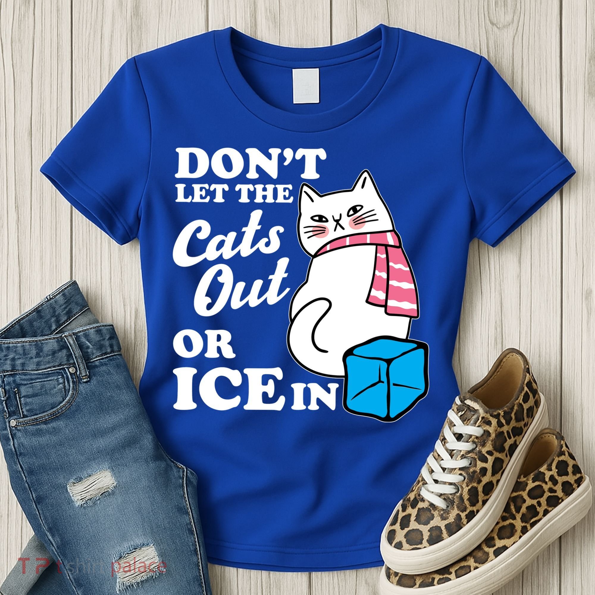 Don't Let The Cats Out Or ICE In Anti ICE Women's T-Shirt