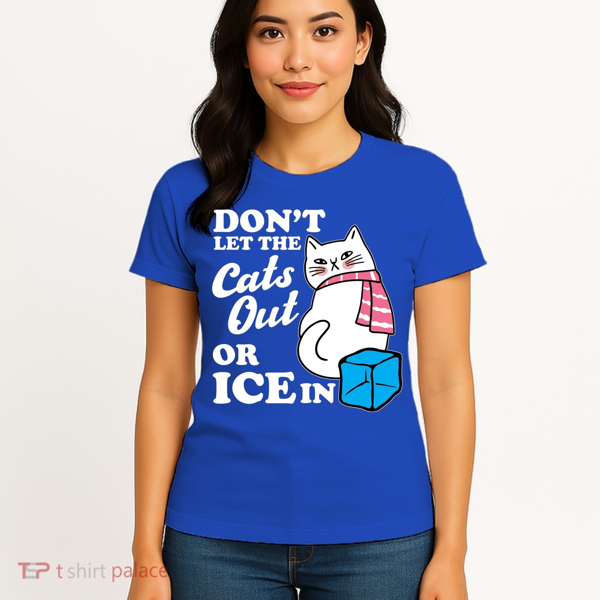 Don't Let The Cats Out Or ICE In Anti ICE Women's T-Shirt