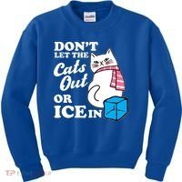 Don't Let The Cats Out Or ICE In Anti ICE Kids Sweatshirt thumb 0