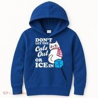 Don't Let The Cats Out Or ICE In Anti ICE Kids Hoodie thumb 0